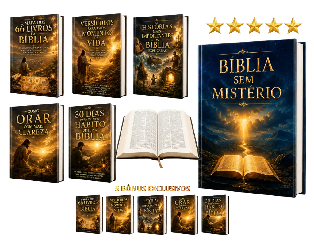 Bíblia Sem Mistério mais 5 bônus exclusivos